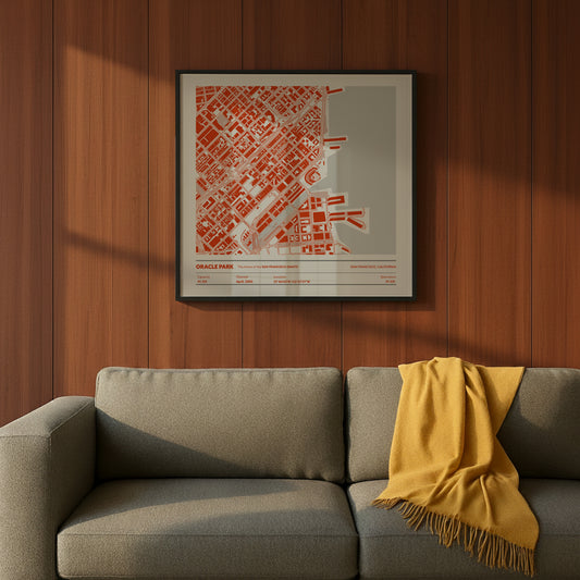 ORACLE PARK STADIUM Aerial - Detailed