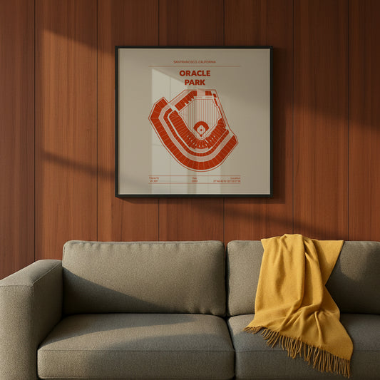 ORACLE PARK STADIUM Signature - Minimal