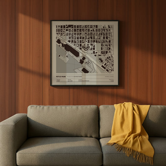 PETCO PARK STADIUM Aerial - Detailed