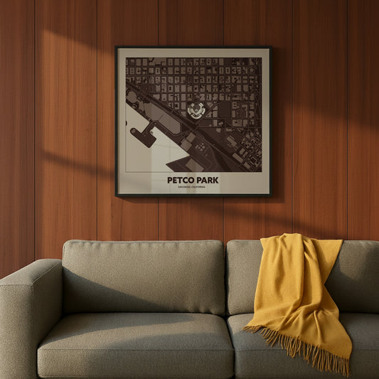 PETCO PARK STADIUM Aerial - Minimal