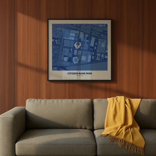 CITIZENS BANK PARK STADIUM Aerial - Minimal