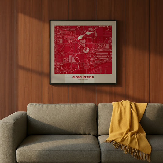 GLOBE LIFE FIELD STADIUM Aerial - Minimal