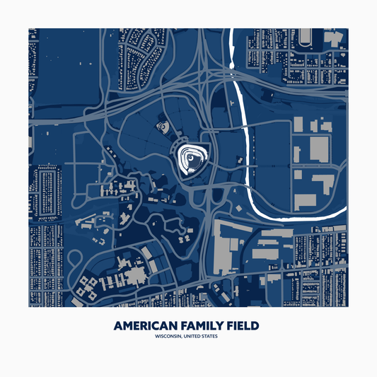 AMERICAN FAMILY FIELD STADIUM Aerial - Minimal