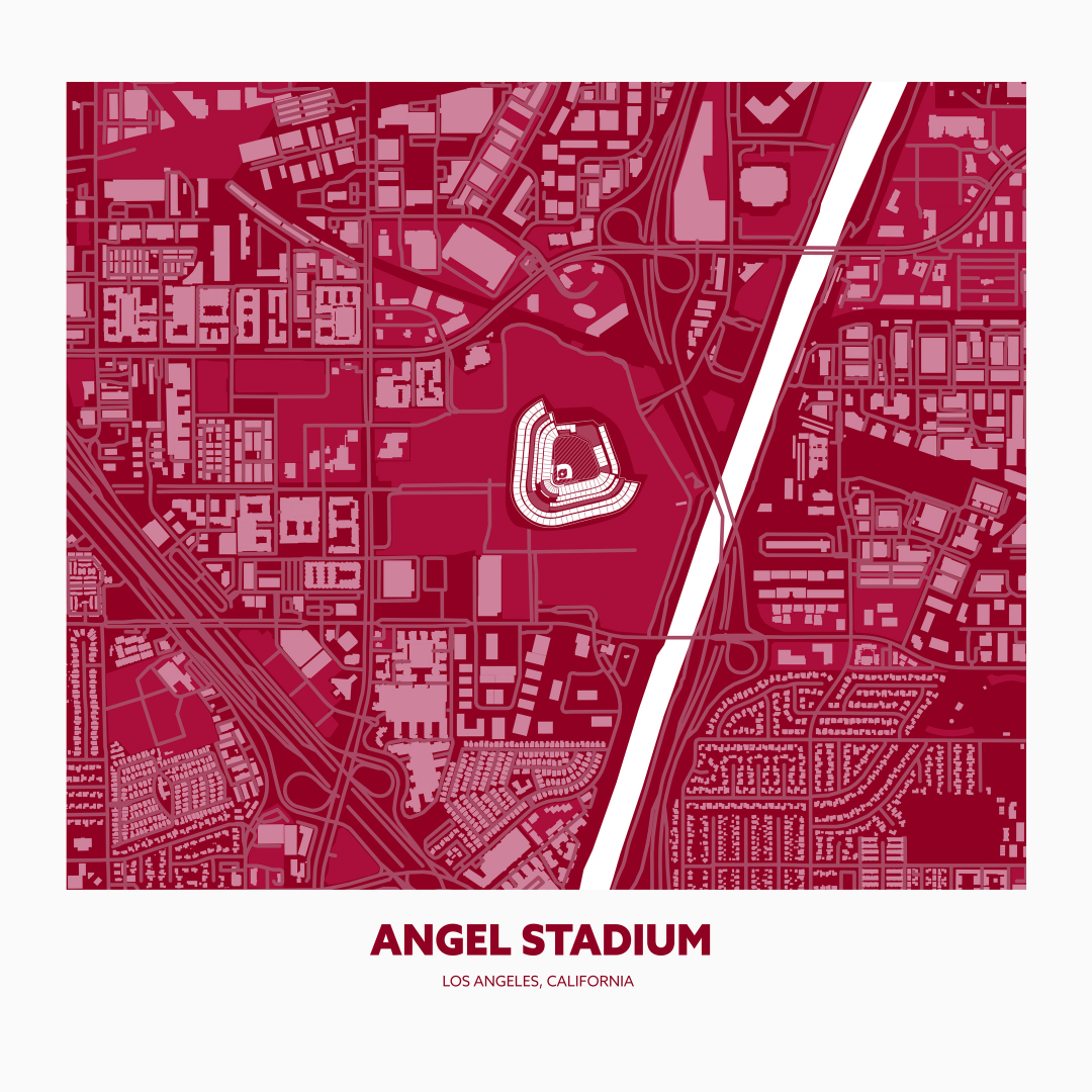 ANGEL STADIUM Aerial - Minimal