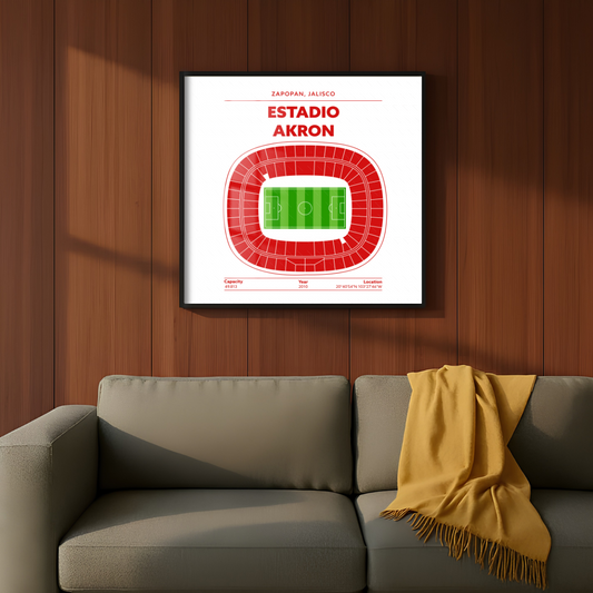 Estadio Akron Soccer Stadium - Green Field Light