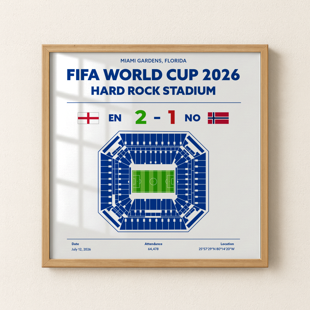 ENvsNO - World Cup Soccer Poster