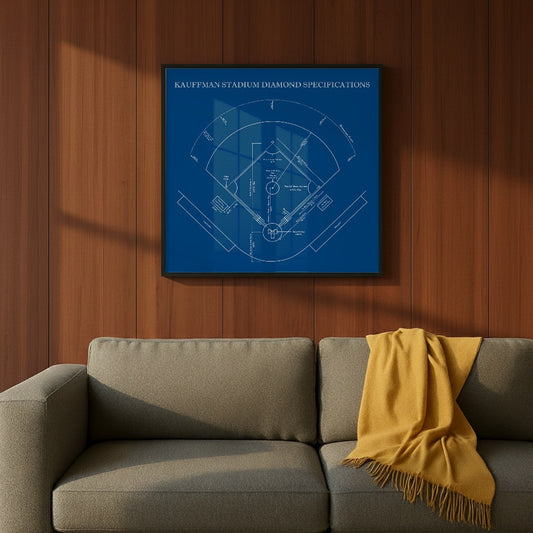 Kauffman Stadium - Patent Art Detailed