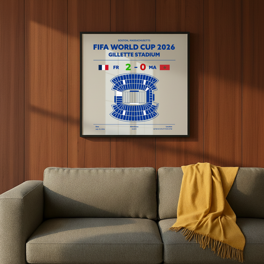 FRvsMA - World Cup Soccer Poster