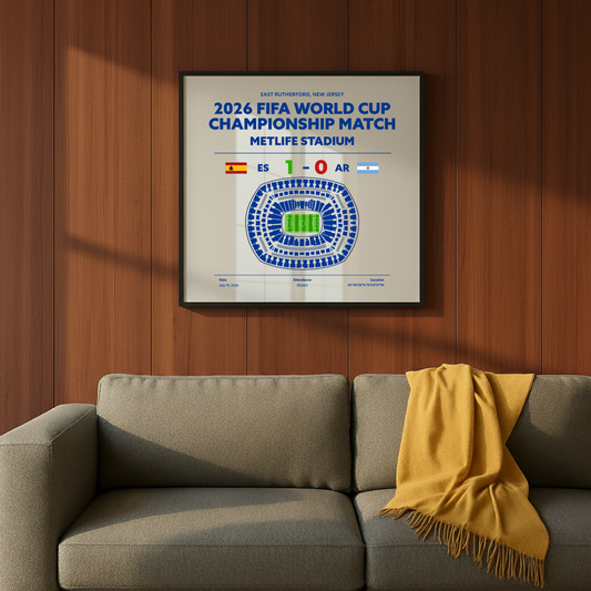 ESvsAR FINALS - World Cup Soccer Poster