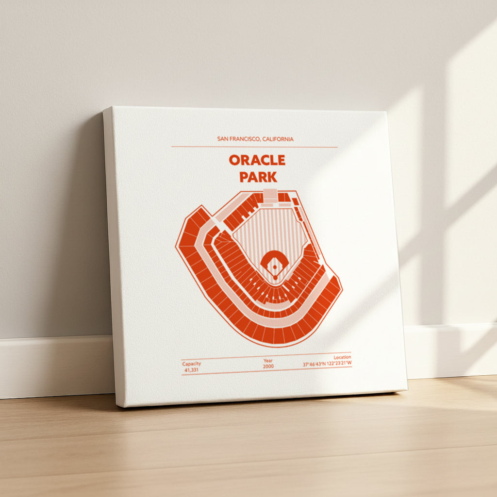 Oracle Park Stadium - Signature Minimal