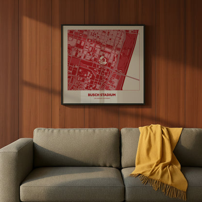 BUSCH STADIUM Aerial - Minimal