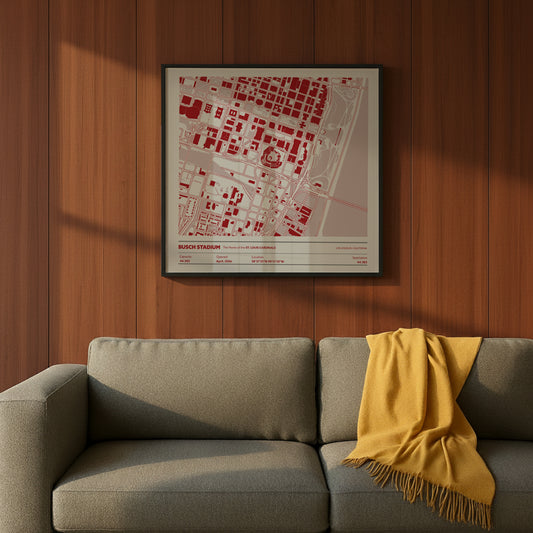 BUSCH STADIUM Aerial - Detailed