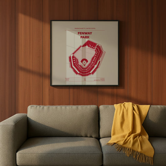 FENWAY PARK STADIUM Signature - Minimal