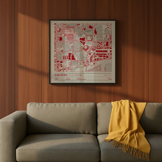 GLOBE LIFE FIELD STADIUM Aerial - Detailed