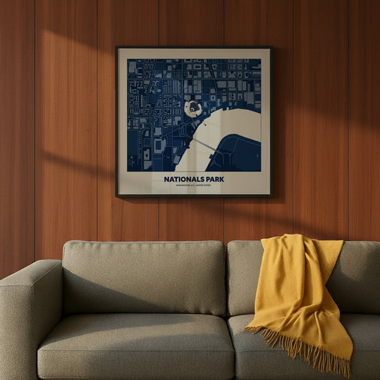 NATIONALS PARK STADIUM Aerial - Minimal