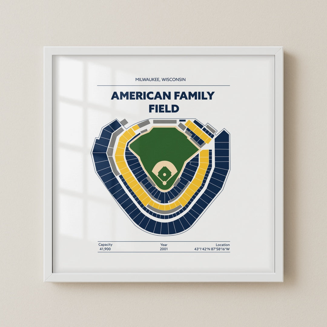 American Family Field Stadium - Green Field Light