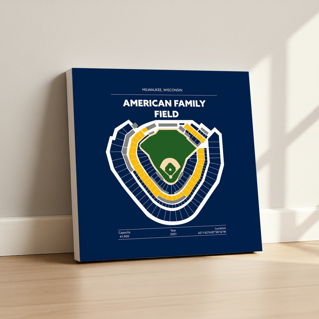 American Family Field Stadium - Green Field Dark