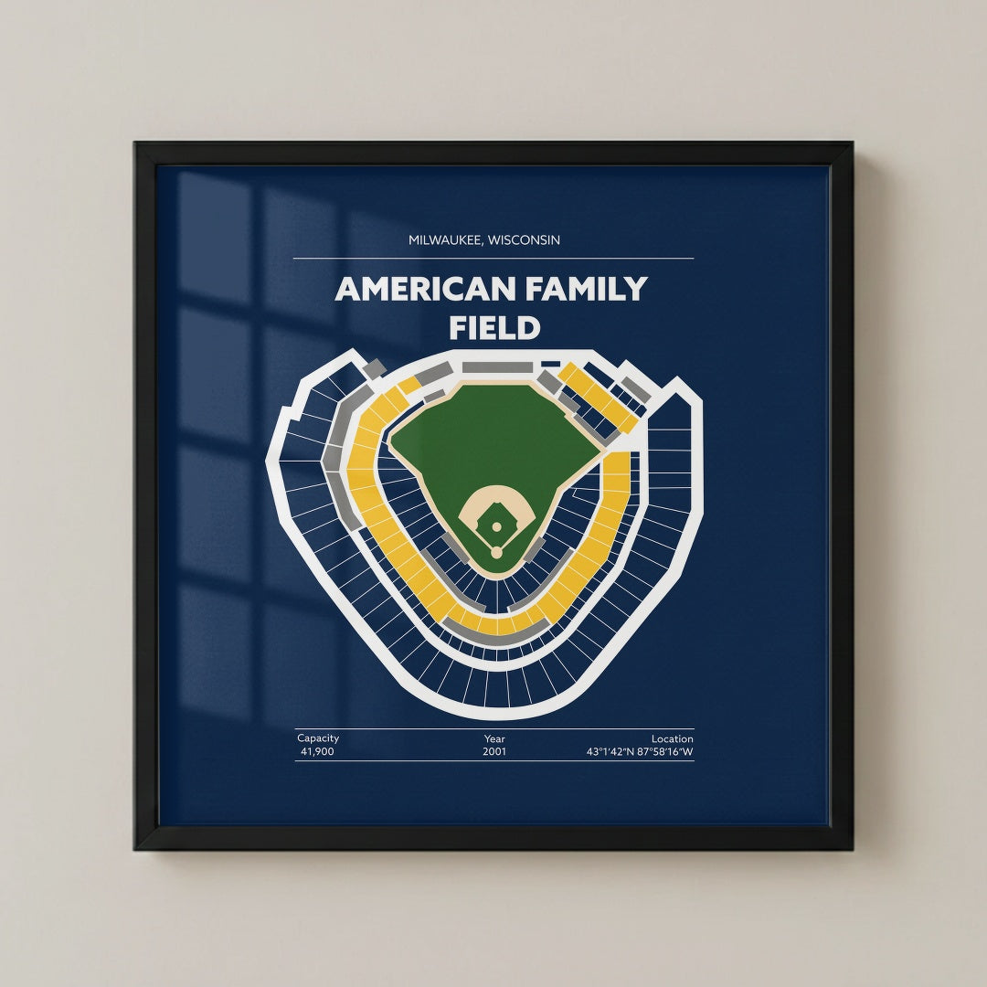 American Family Field Stadium - Green Field Dark