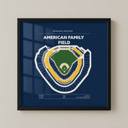 American Family Field Stadium - Green Field Dark