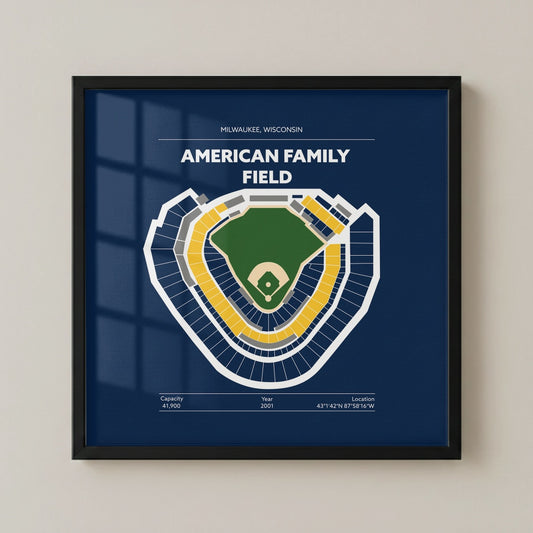 American Family Field Stadium - Green Field Dark