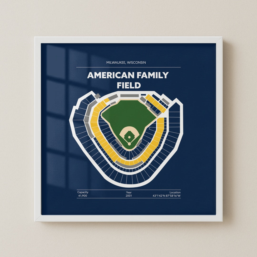 American Family Field Stadium - Green Field Dark