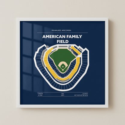 American Family Field Stadium - Green Field Dark
