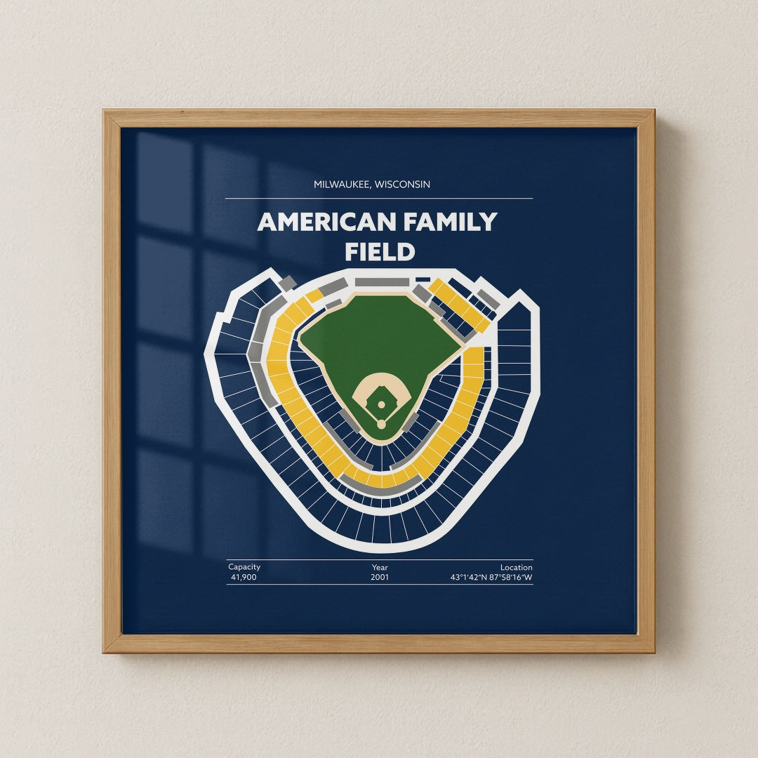 American Family Field Stadium - Green Field Dark