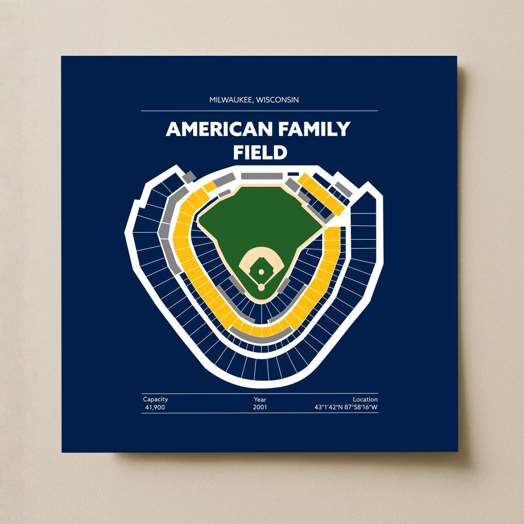 American Family Field Stadium - Green Field Dark