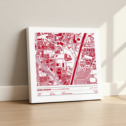 Angel Stadium - City Map Light
