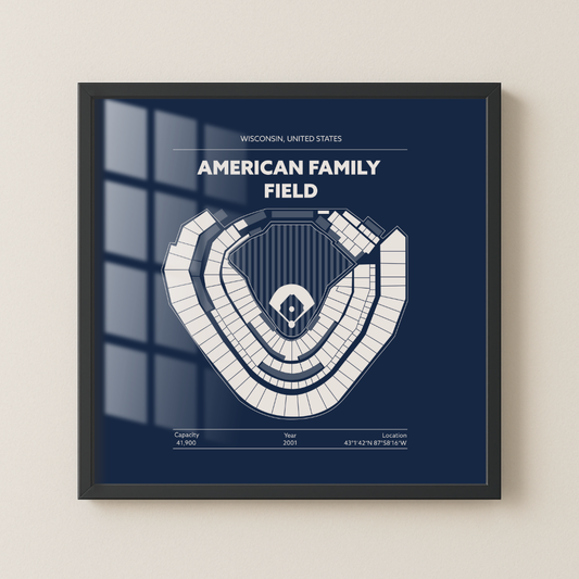 AMERICAN FAMILY FIELD STADIUM Signature - Detailed