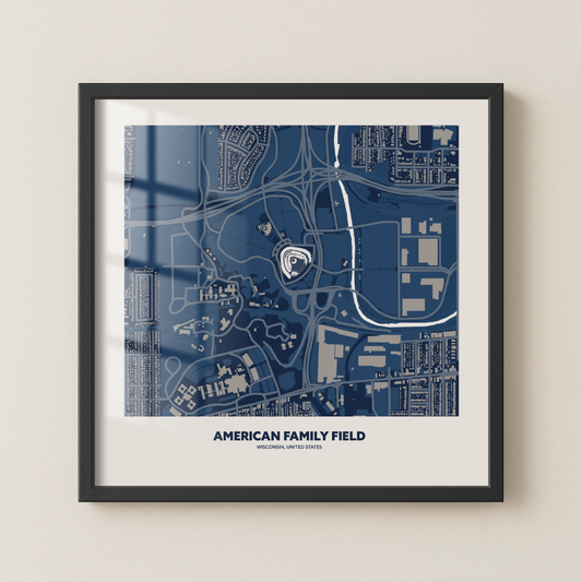 AMERICAN FAMILY FIELD STADIUM Aerial - Minimal