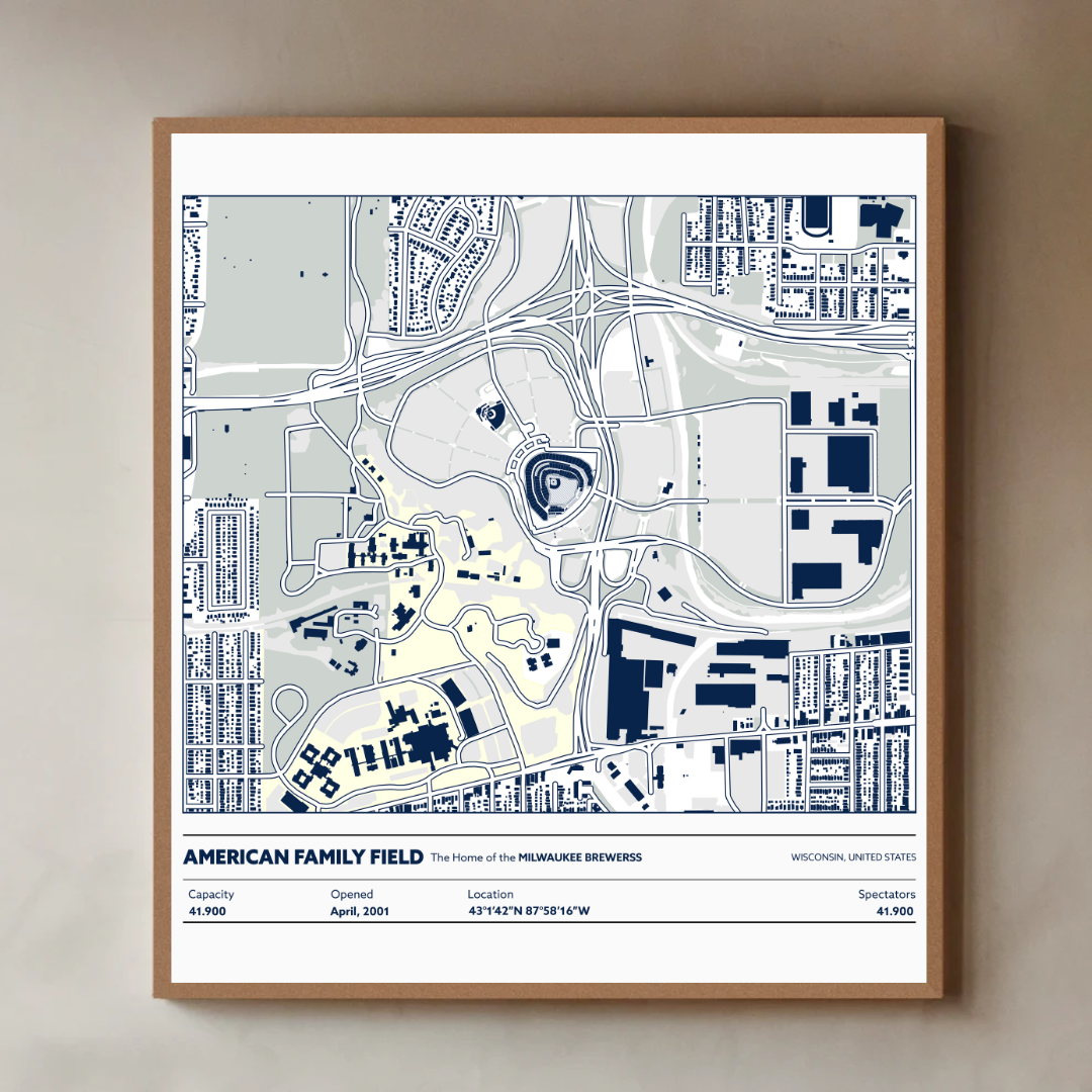 AMERICAN FAMILY FIELD STADIUM Aerial - Detailed