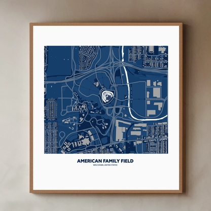 AMERICAN FAMILY FIELD STADIUM Aerial - Minimal