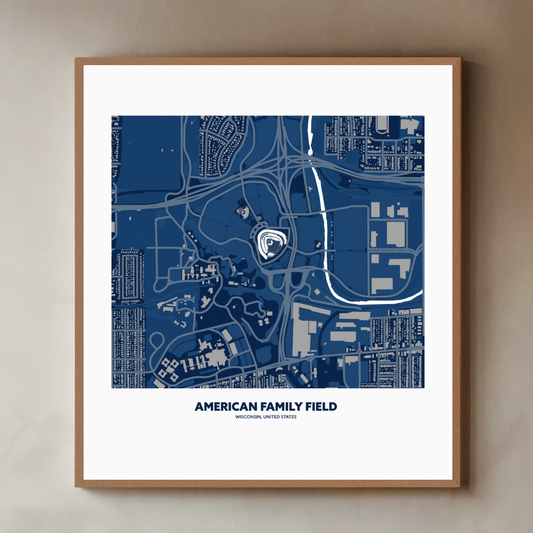 AMERICAN FAMILY FIELD STADIUM Aerial - Minimal