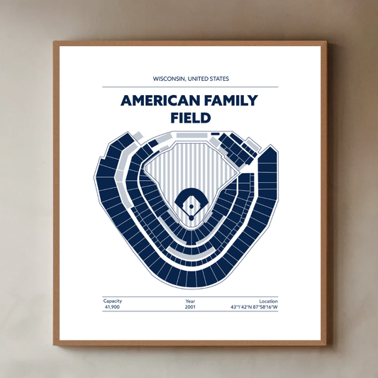 AMERICAN FAMILY FIELD STADIUM Signature - Minimal