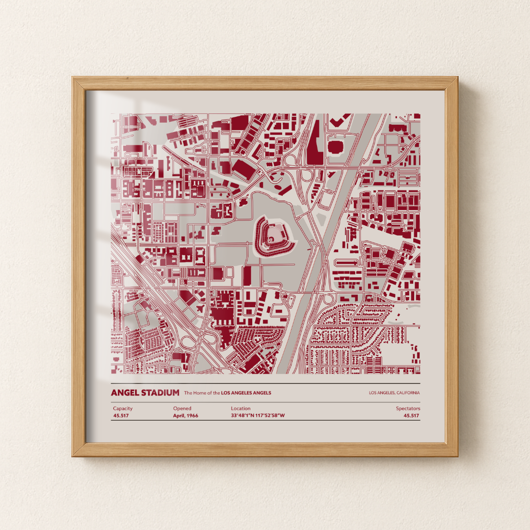 Angel Stadium - Aerial Detailed