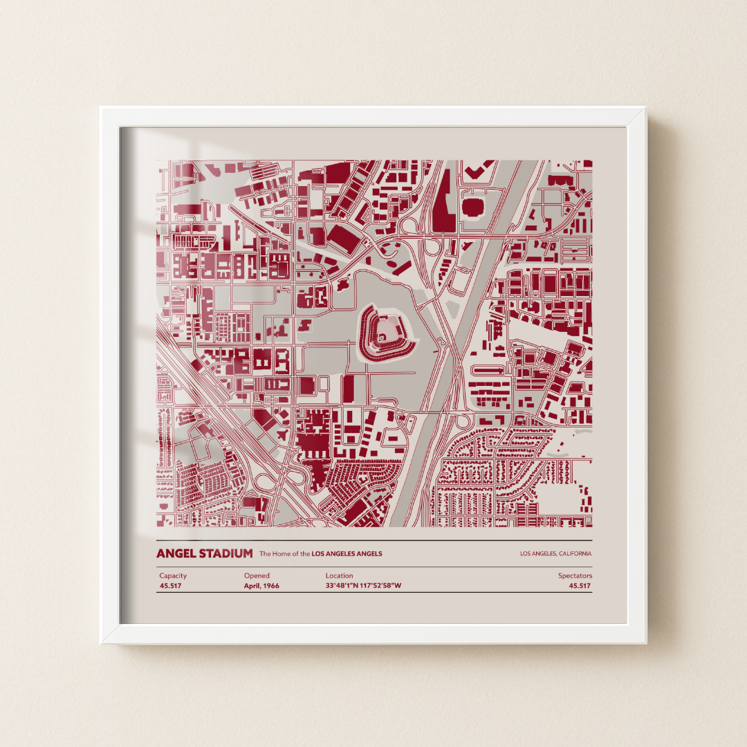Angel Stadium - Aerial Detailed