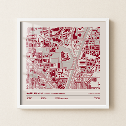 Angel Stadium - Aerial Detailed
