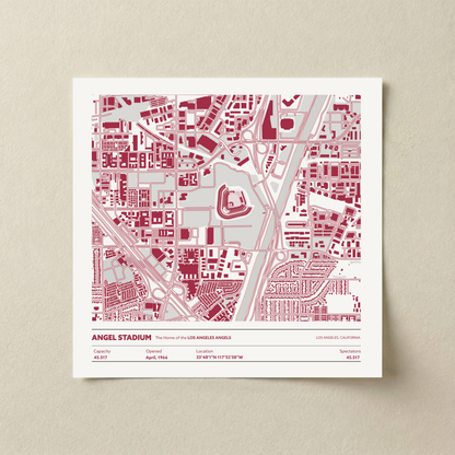 Angel Stadium - Aerial Detailed