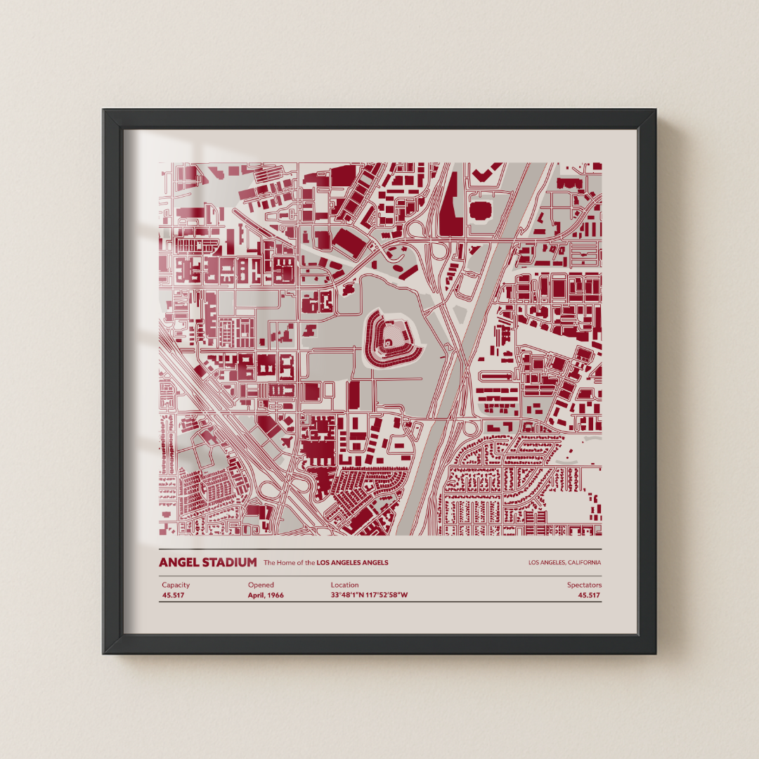 Angel Stadium - Aerial Detailed