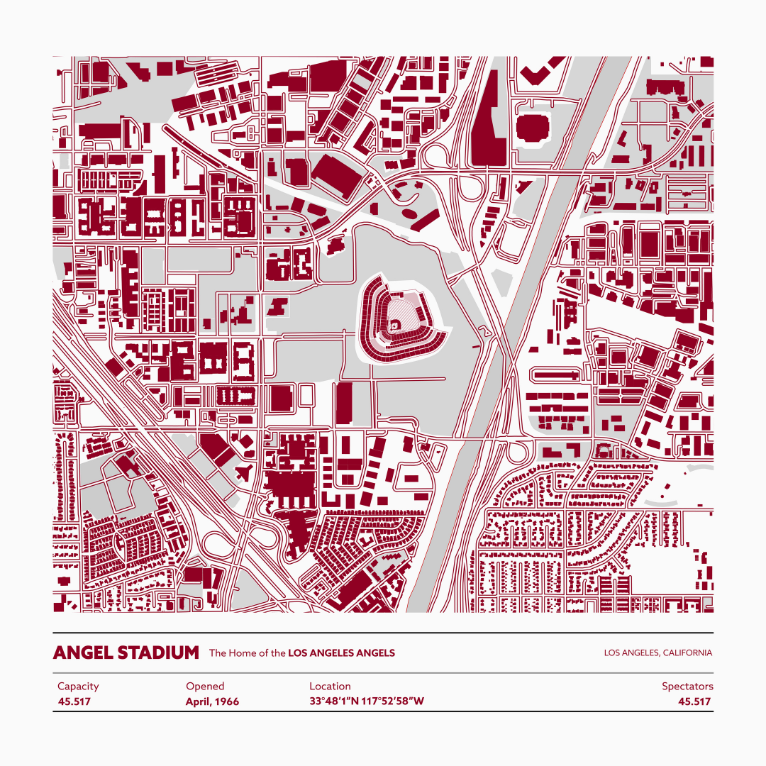 ANGEL STADIUM Aerial - Detailed