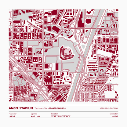 ANGEL STADIUM Aerial - Detailed