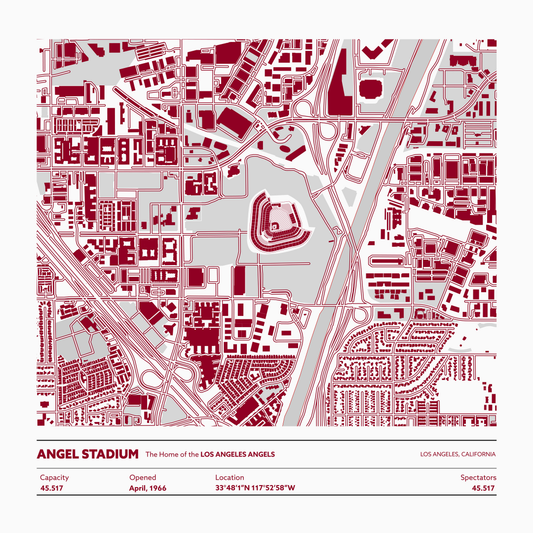ANGEL STADIUM Aerial - Detailed