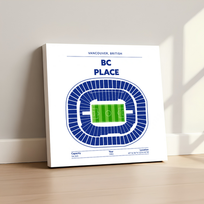 BC Place Soccer Stadium - Green Field Light