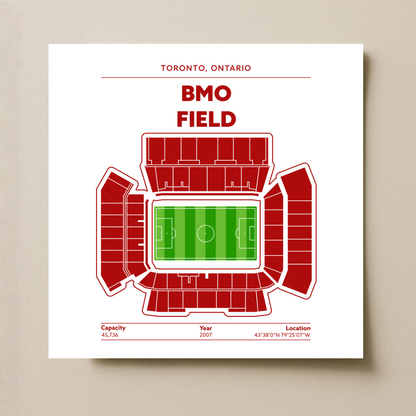 BMO Field Soccer Stadium - Green Field Light