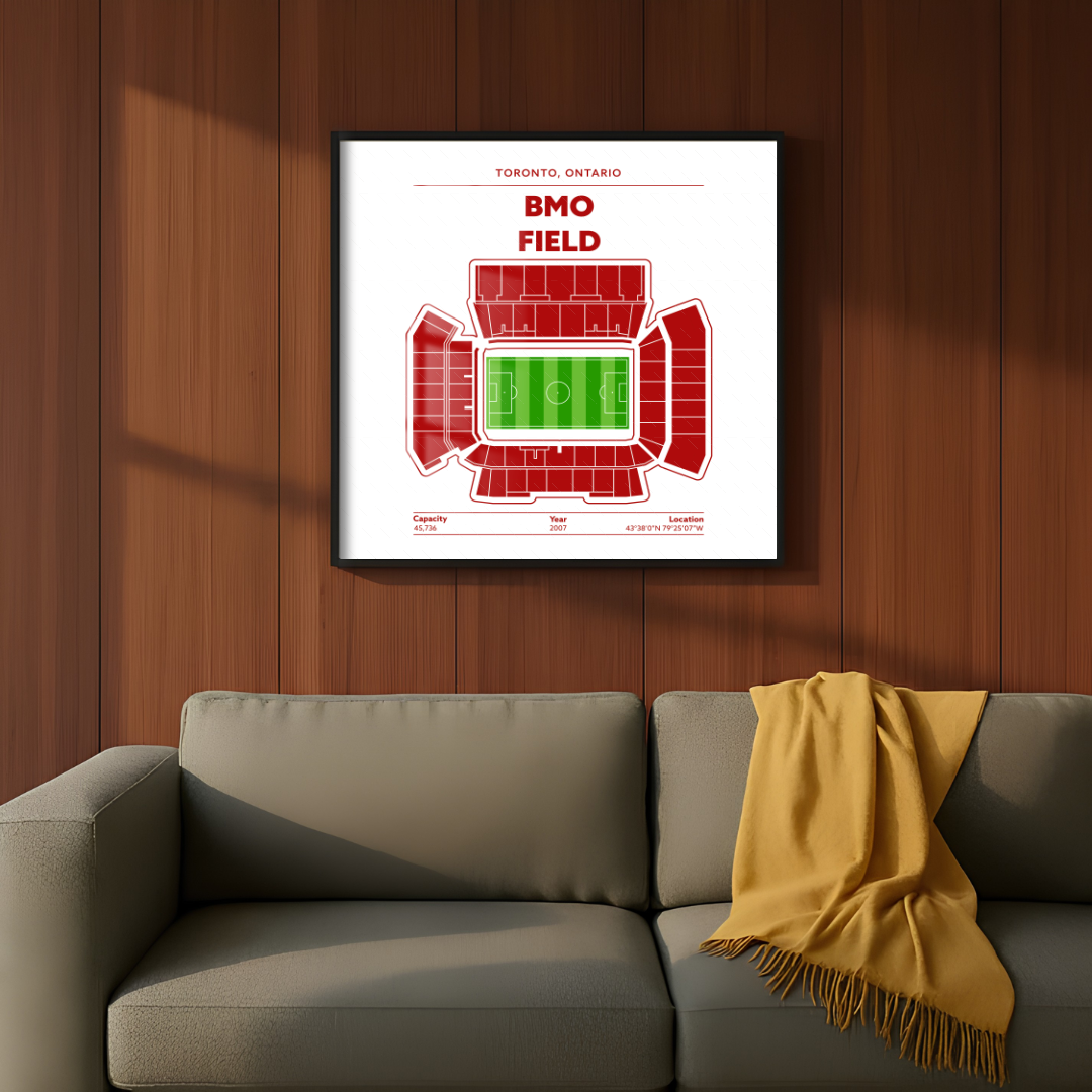 BMO Field Soccer Stadium - Green Field Light