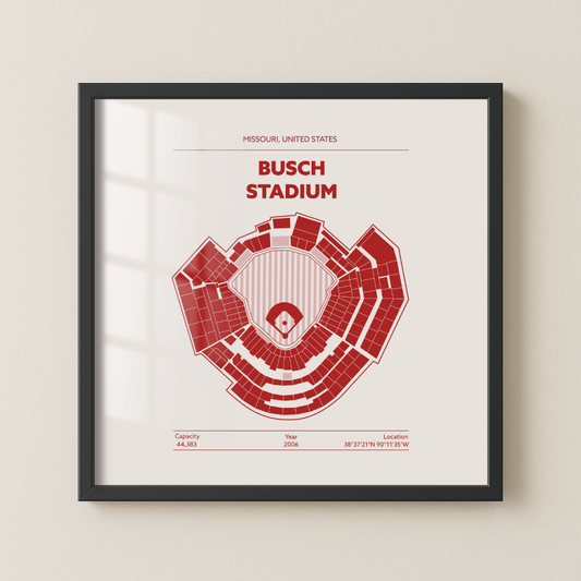 BUSCH STADIUM Signature - Minimal