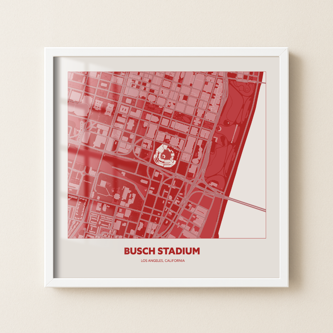 BUSCH STADIUM Aerial - Minimal