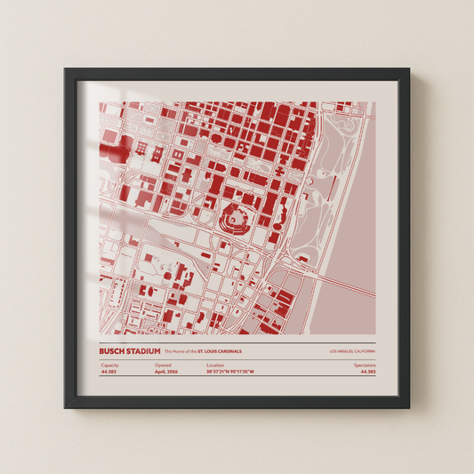 BUSCH STADIUM Aerial - Detailed