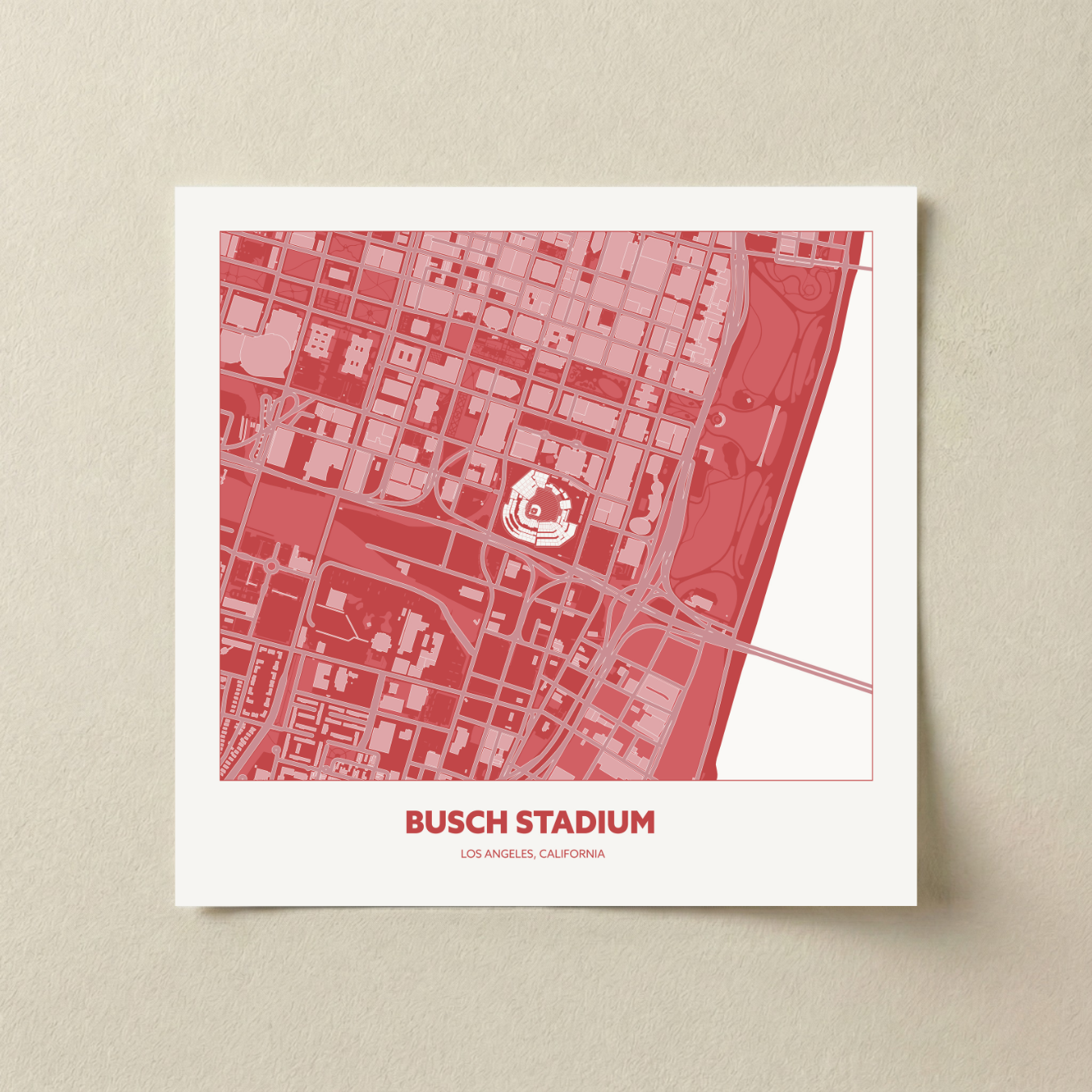 BUSCH STADIUM Aerial - Minimal